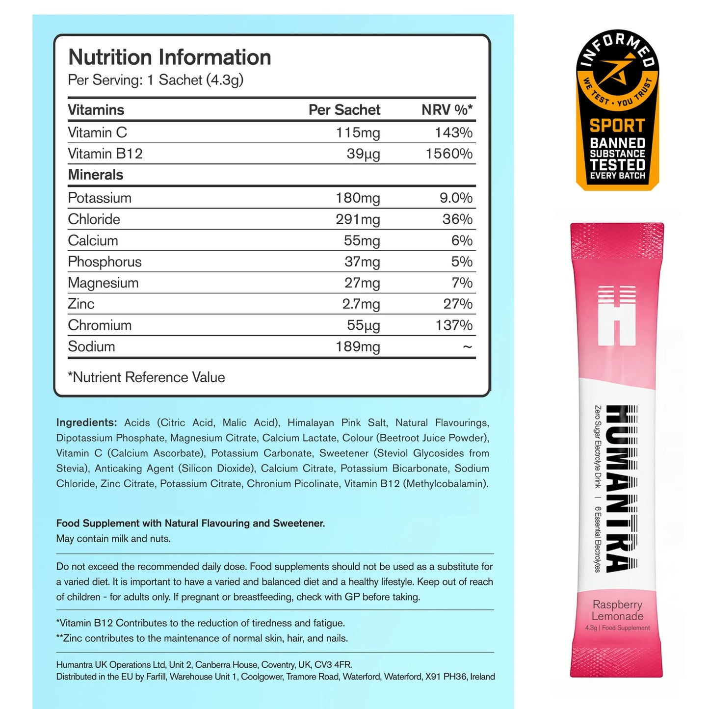 Humantra Raspberry Lemonade